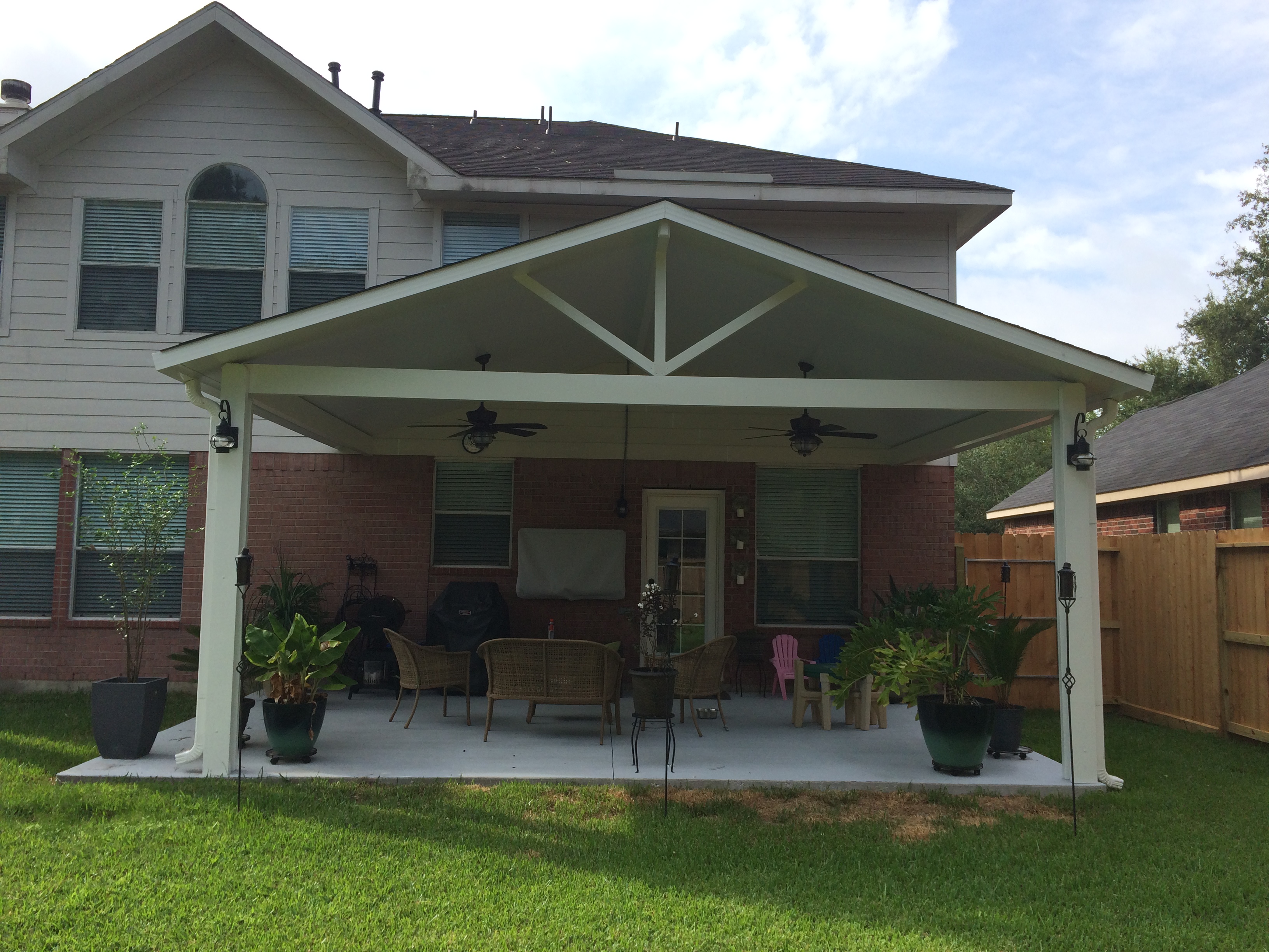 Austin covered patio