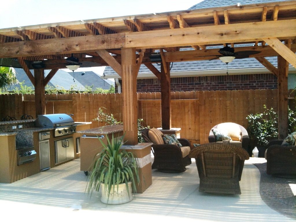 Austin TX Cedar Pergola