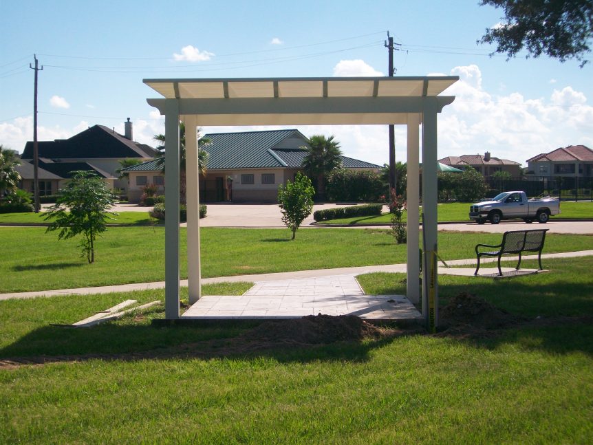 Pergola on Lake Travis