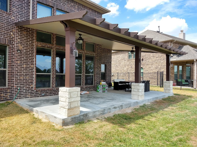 Alumawood Patio Cover Built in Austin TX