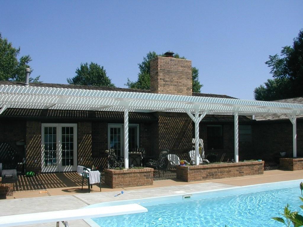 Aluminum pergola in New Braunfels TX
