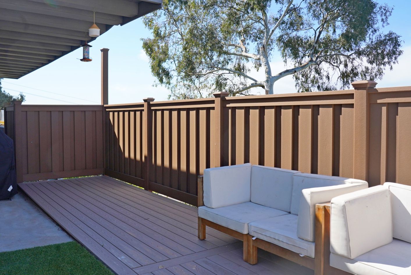 Deck Replacement in Austin with privacy fence