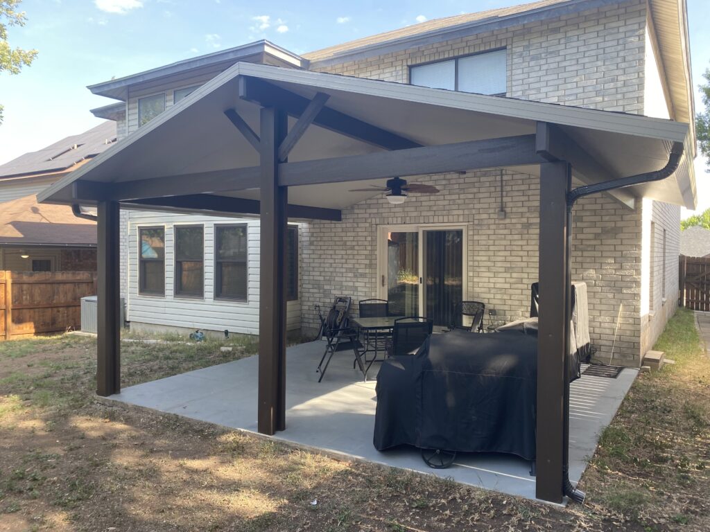 Aluminum patio covers in Austin, San Antonio, Houston & Pflugerville TX Near Me