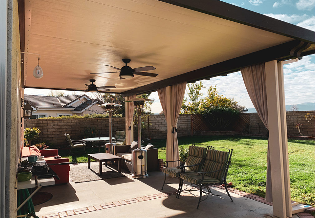 Patio Cover with Fans in Austin TX