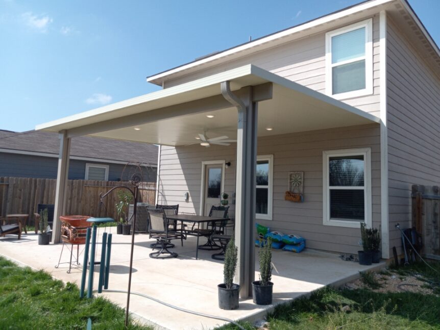 Stylish Covered Patio Built in Round Rock TX