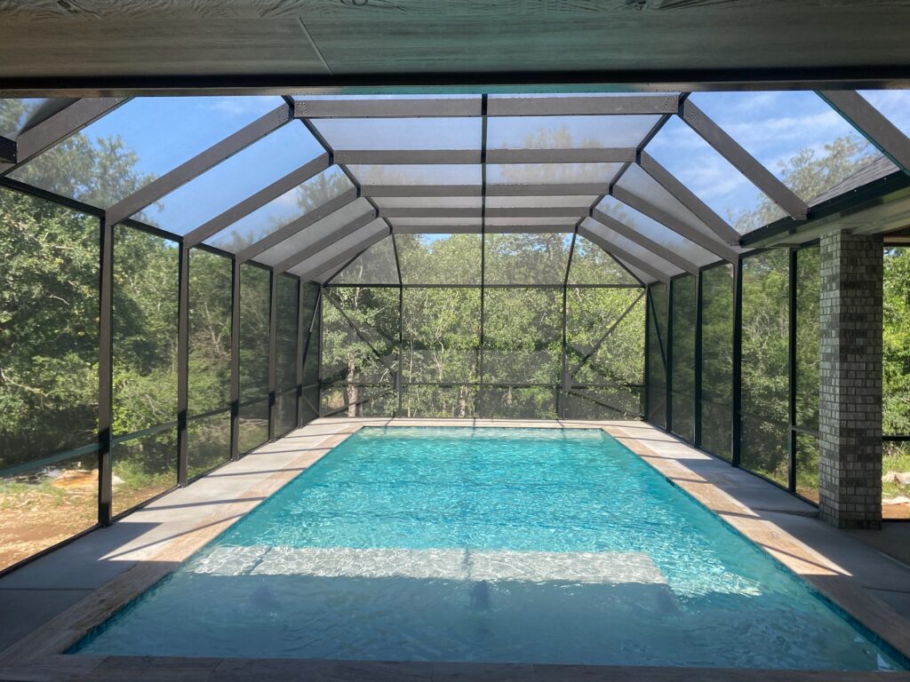 Swimming Pool Enclosures in San Antonio and Austin TX near me.